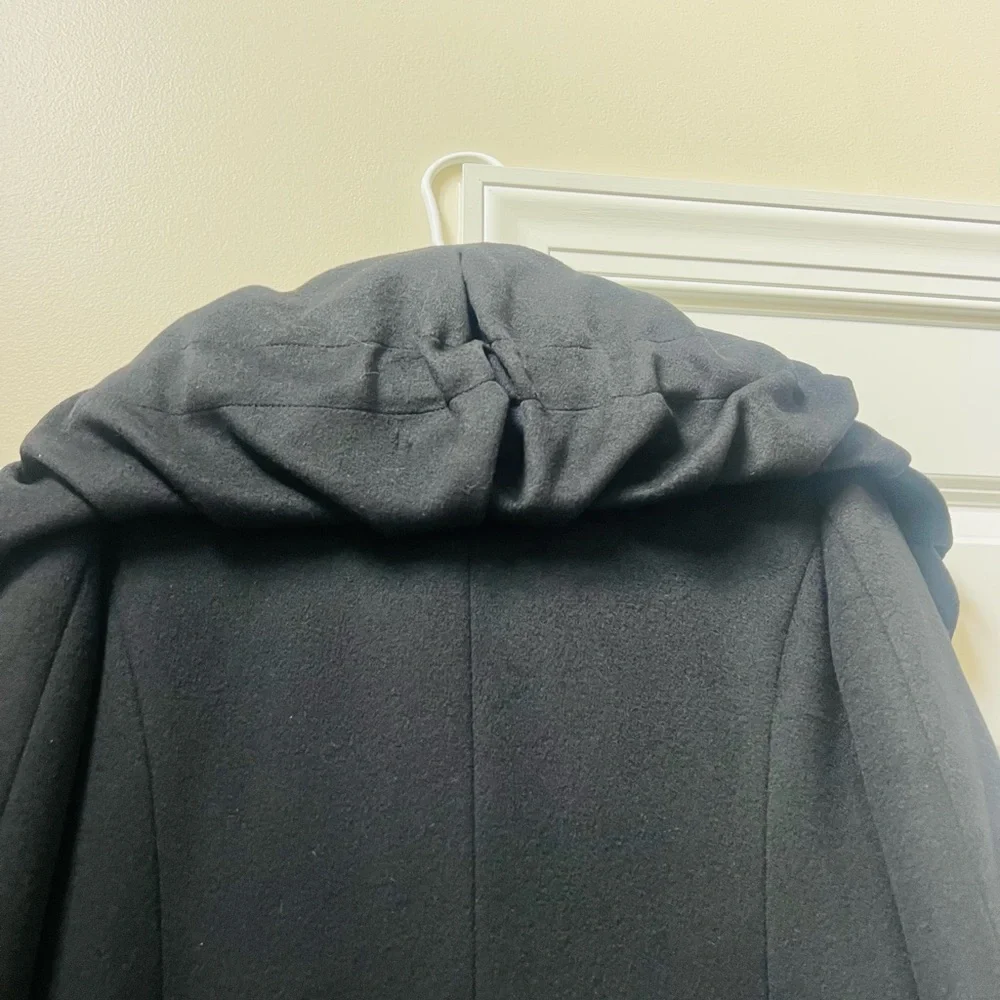 Cinzia Rocco like new stunning Black Double-Breasted virgin wool Coat - Picture 9 of 12